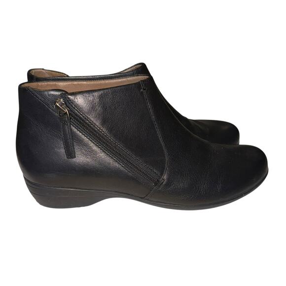 Dansko Boots Womens Size 10 Fifi Ankle Boots Black Leather Zip Comfort Shoes - Picture 5 of 11